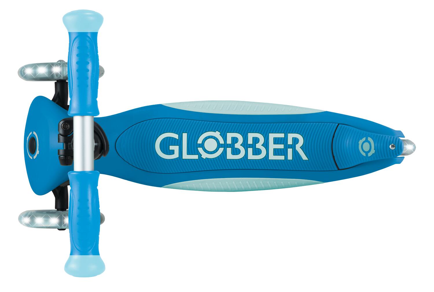 GLOBBER ELITE GLOW LIGHTS petrol, mit Leuchtrollen und Glow-Effekt 5/7