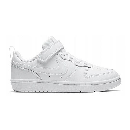 Buty na co dzień dziecięce NIKE COURT BOROUGH LOW na rzepy skóra