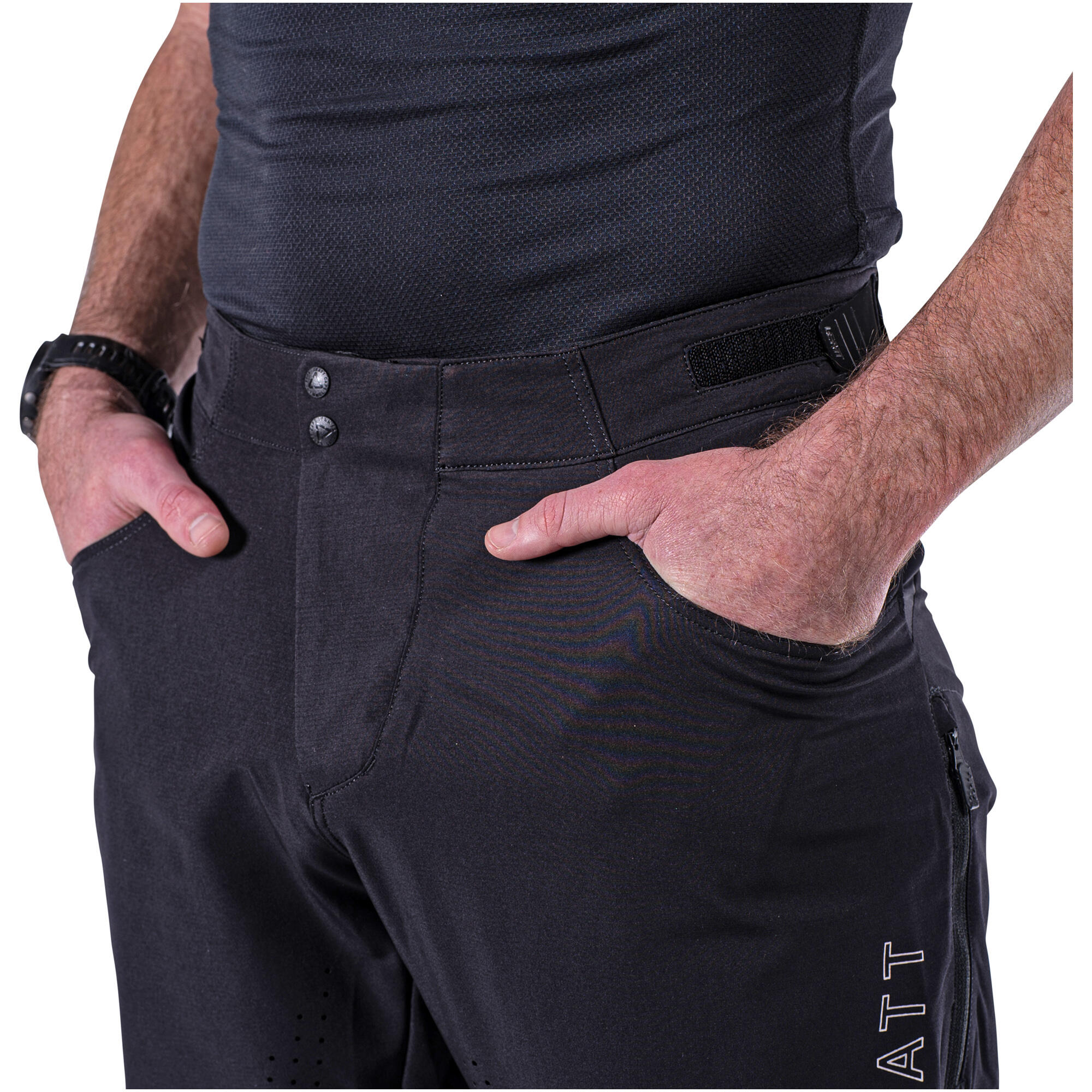 Pantaloncini Ciclismo Uomo MTB 2.0 Trail Nero 7/7