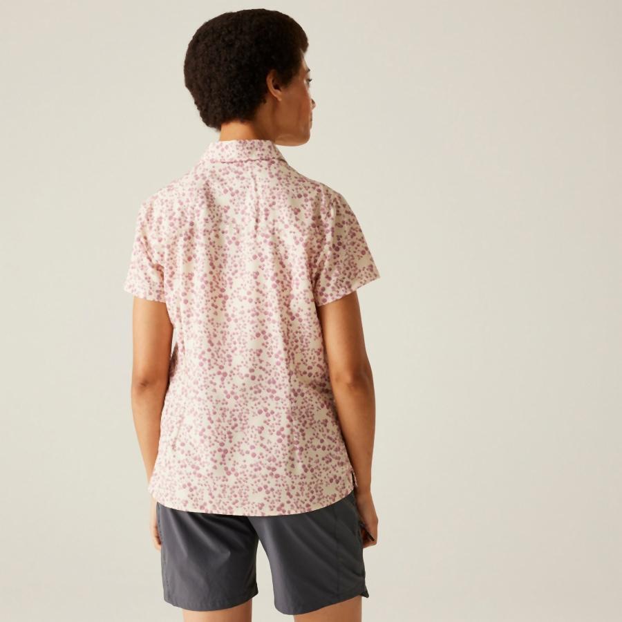 Blusa de manga corta mujer Regatta Travel Packaway 2/4
