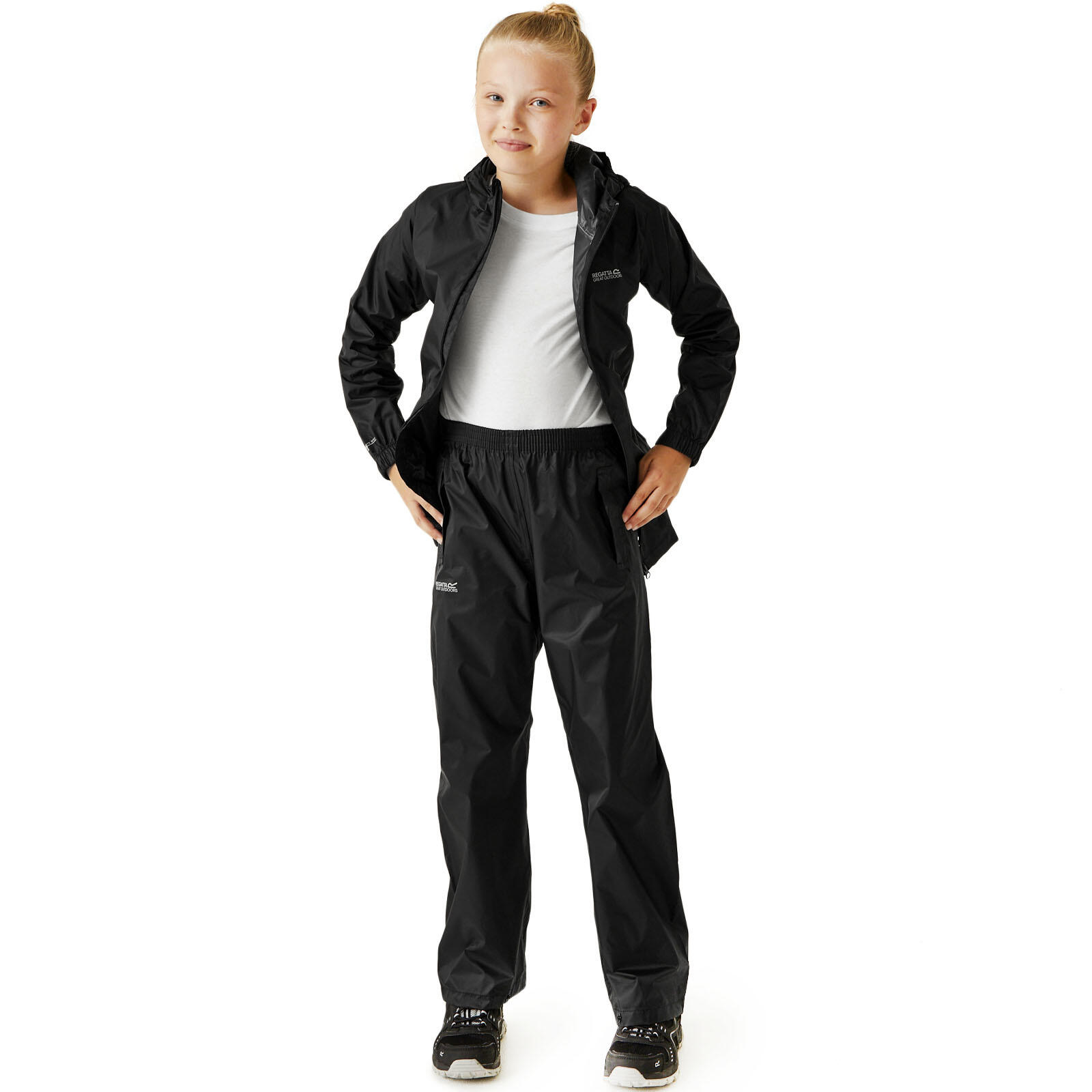 Surpantalon de pluie enfant Regatta Pack It 5/7