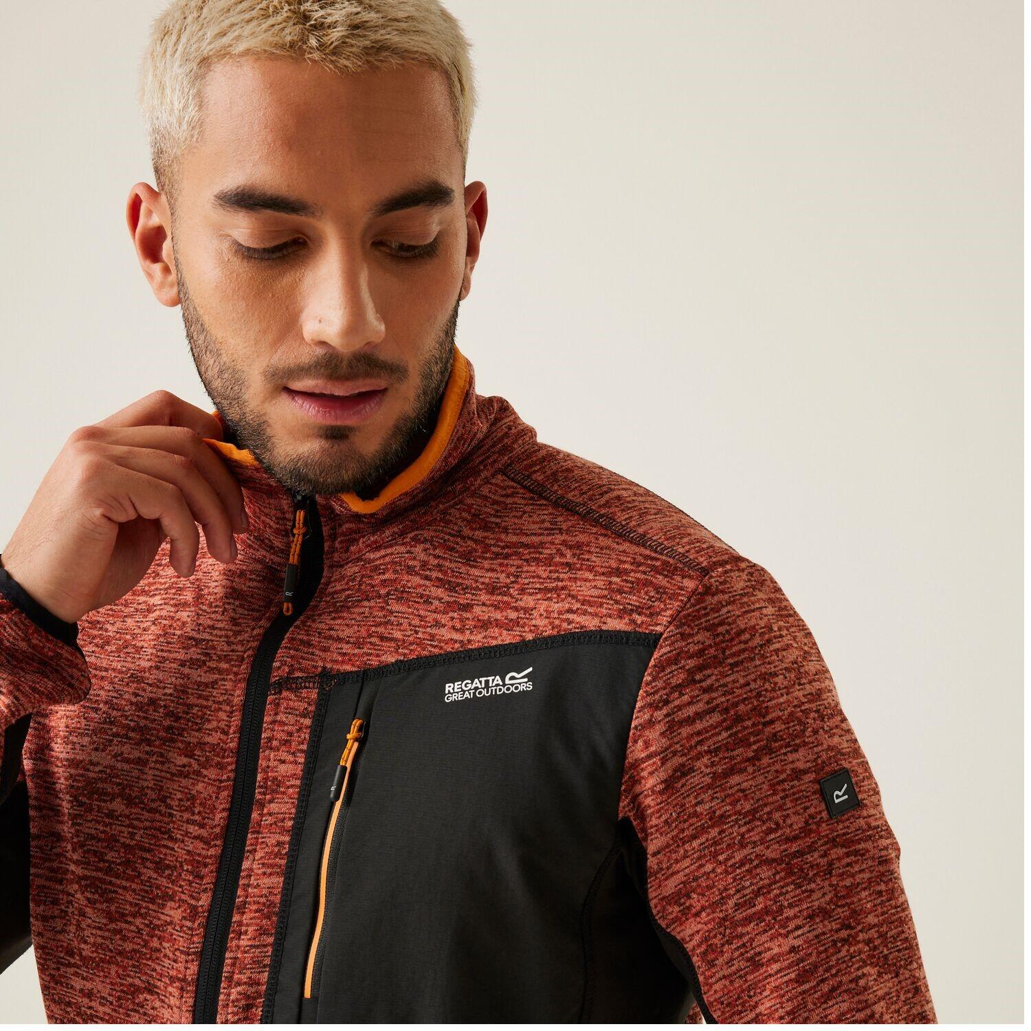 Regatta Baslinn Strickfleecejacke Herren 3/4