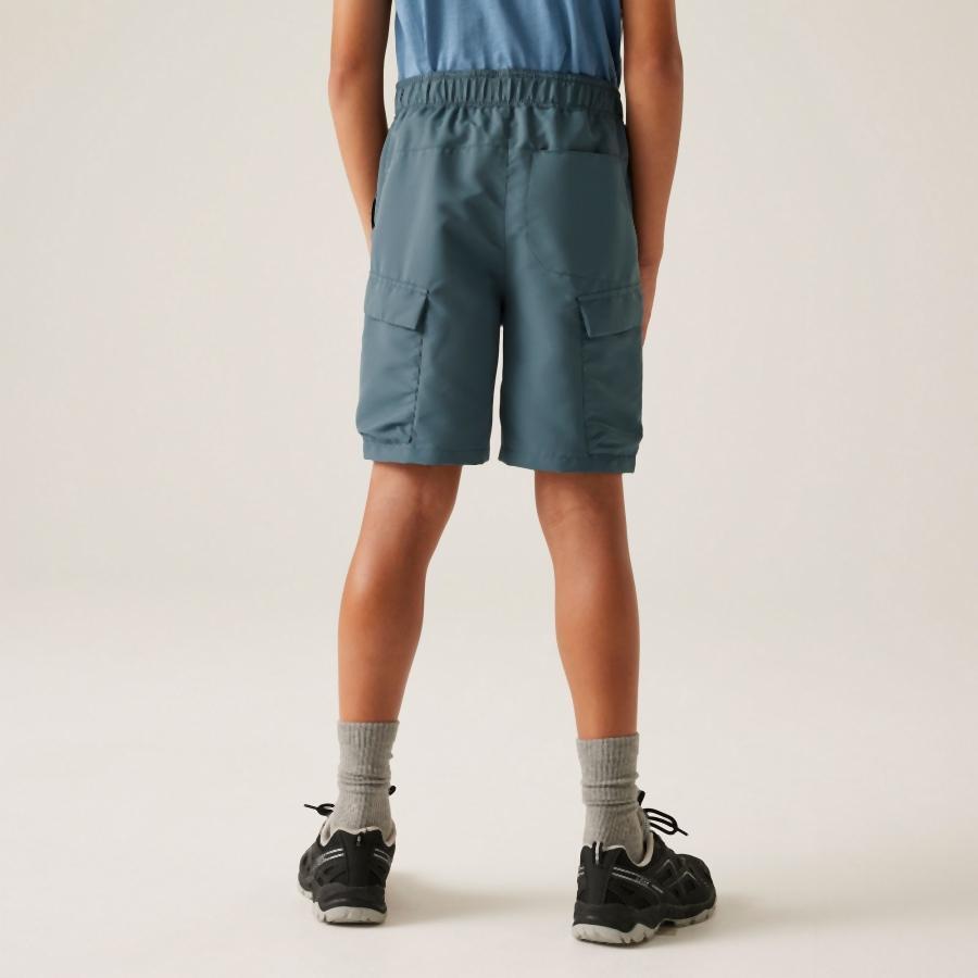 Pantalón corto outdoor Regatta Sorcer Shorts III RKJ143-S7G unisex junior gris 3/7