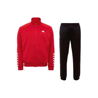 Kappa till training suit, mannen, voetbal, trainingspakken, rood