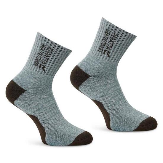 Chaussette Randonnée en Bambou Regatta "Womens Bamboo Sock 2 Pack" Gris 36 - 38