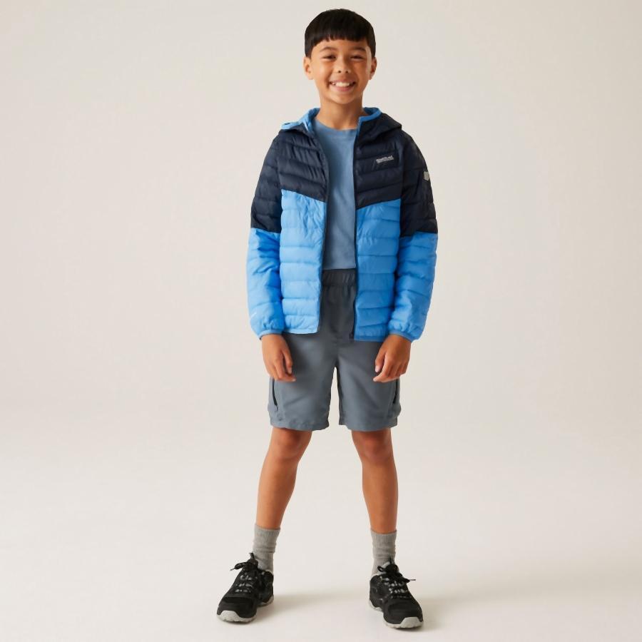 Kinderjas met capuchon Regatta Hillpack III 4/6