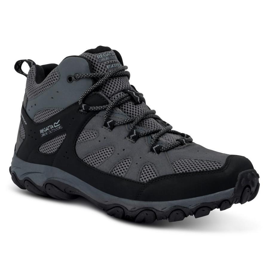 Regatta - Bottes De Randonnée Edgepoint Mi-hautes Imperméables Respirantes Pour Homme - Bottes - Gris - Decathlon