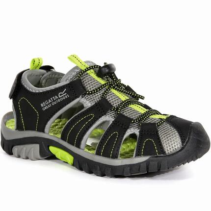 Sandales Et Tongs Enfants, Unisexe - REGATTA Westshore JR. - Green/Tangerine