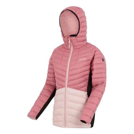 Leedre Wasserabweisende Stretch-Hybridjacke mit Kapuze für Damen