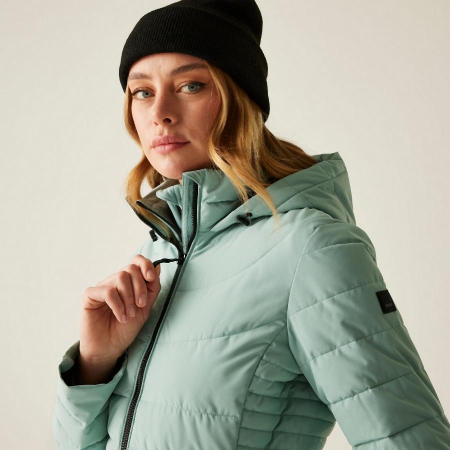 Lange Daunenjacke  mit Kapuze, Damen Regatta Andria 7/7
