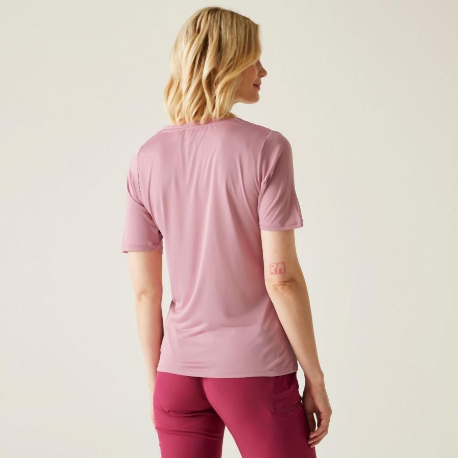Camiseta de mujer con cuello de pico Regatta Fingal 3/4