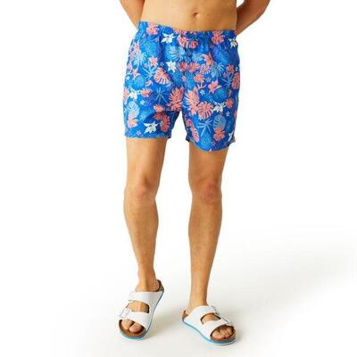 Regatta regatta zwemkledij loras swim short heren oxford blue family hawaiian