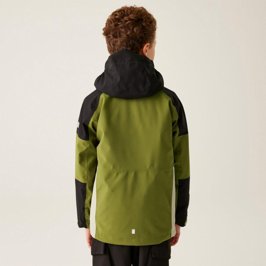 Regatta - Veste De Randonnée Regatta Trekktain 3-en-1 Avec Lampe De Poche Pour Garçon - Veste - Vert -  4 À 6 Ans - Decathlon