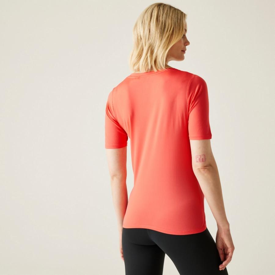 Dames-T-shirt met V-hals Regatta Fingal 3/4