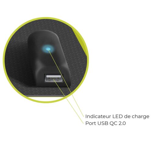 Chargeur solaire USB 8W - 1500 mA @5V - 200g étanche et incassable 4/7