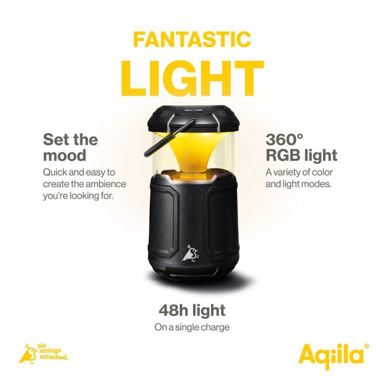 Powertec Aqiila B10 – Powerbank, Enceinte bluetooth , lampe Led 6/6