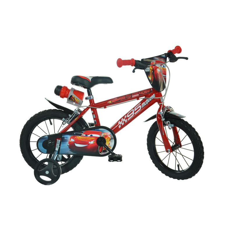 Bicicleta Niño 16 pulgadas cars rojo 57 años 5