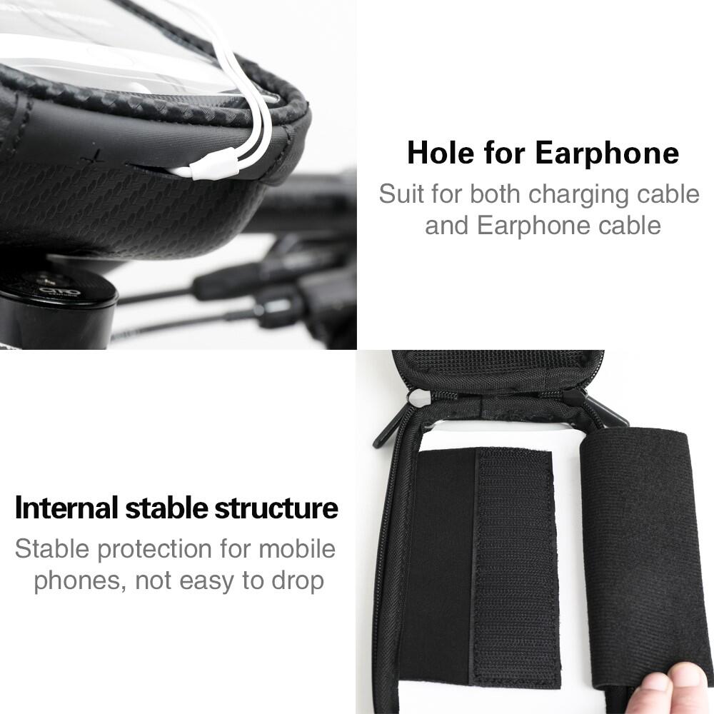 Borsa telaio tubo superiore bici impermeabile 3/7