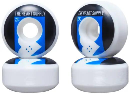 THE HEART SUPPLY Heart Supply Even 99A Conjunto De 4 Rodas Skate - 54mm - Azul