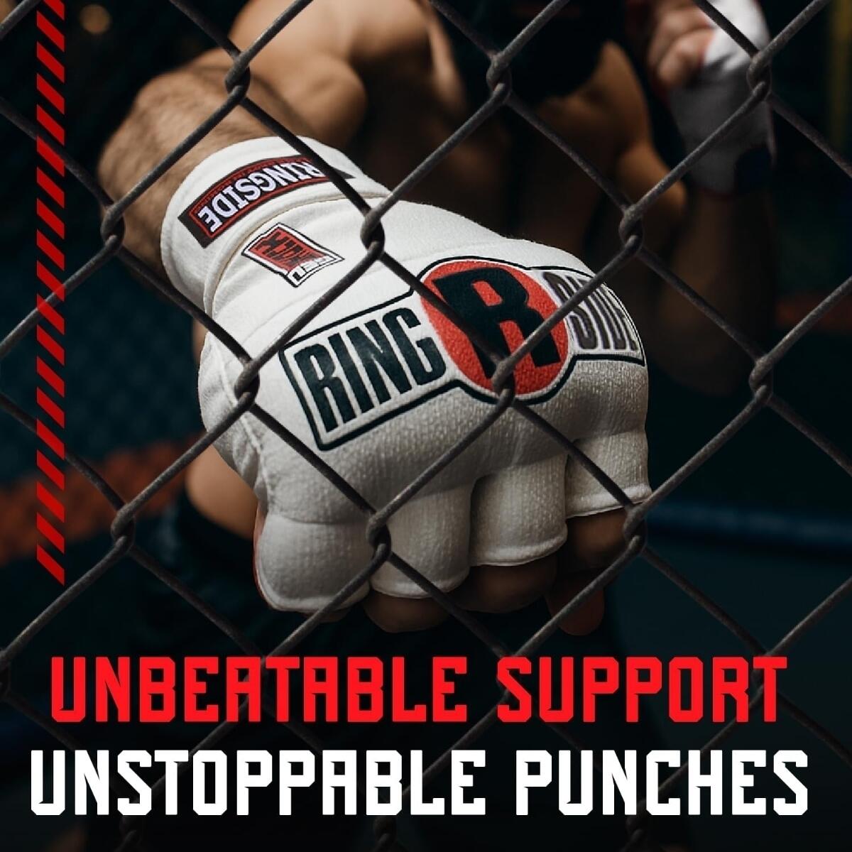 Ringside Pro Gel Inner Gloves Grey L/XL 2/6