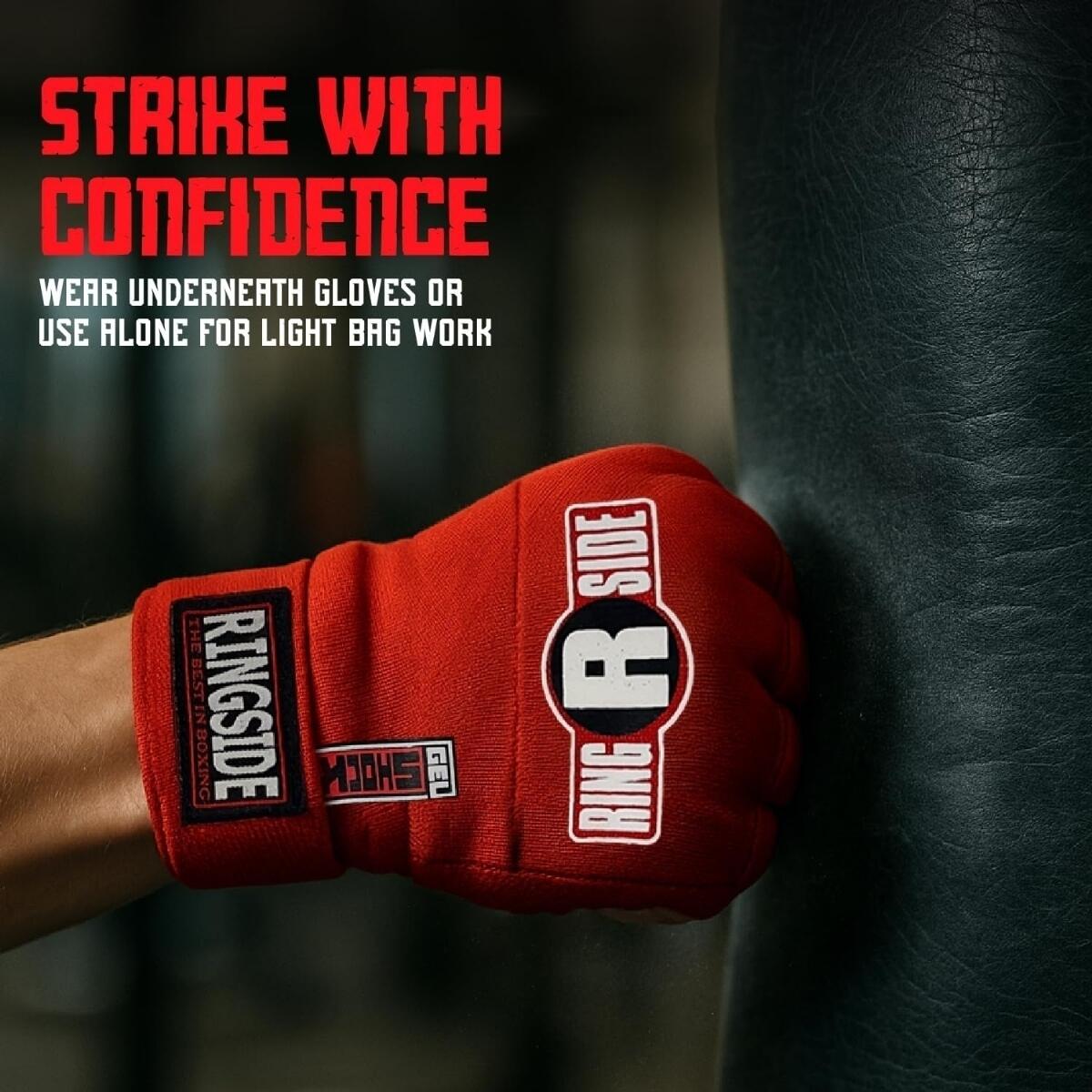 Ringside Pro Gel Inner Gloves Grey L/XL 5/6