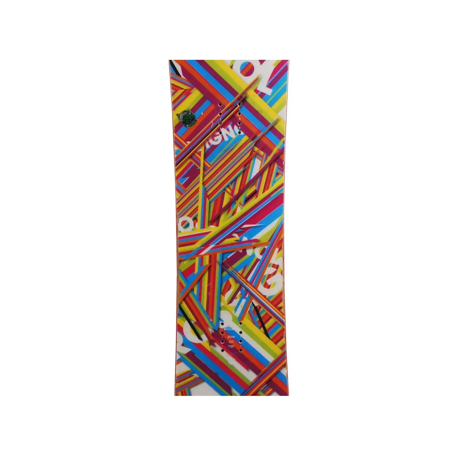 RECONDITIONNE - Snowboard Rossignol Tesla + Fixations Coque 3/4