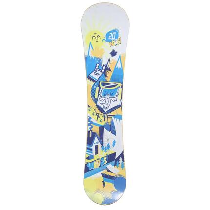 RECONDITIONNE - Snowboard Junior Wedze Woogy + Fixations Coque