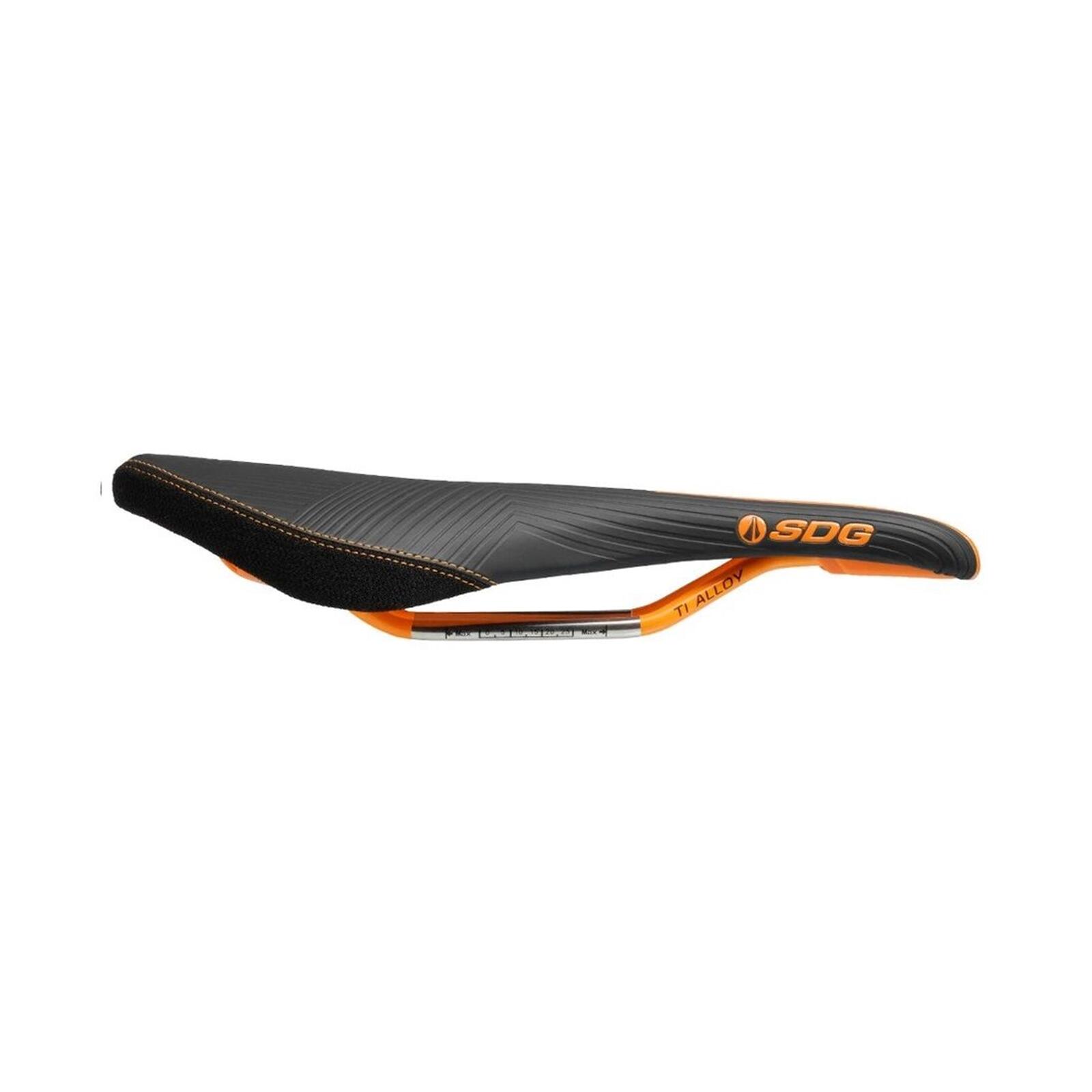 MTB -Sattel Duster MTN P Ti-Alloy , black/orange 2/2
