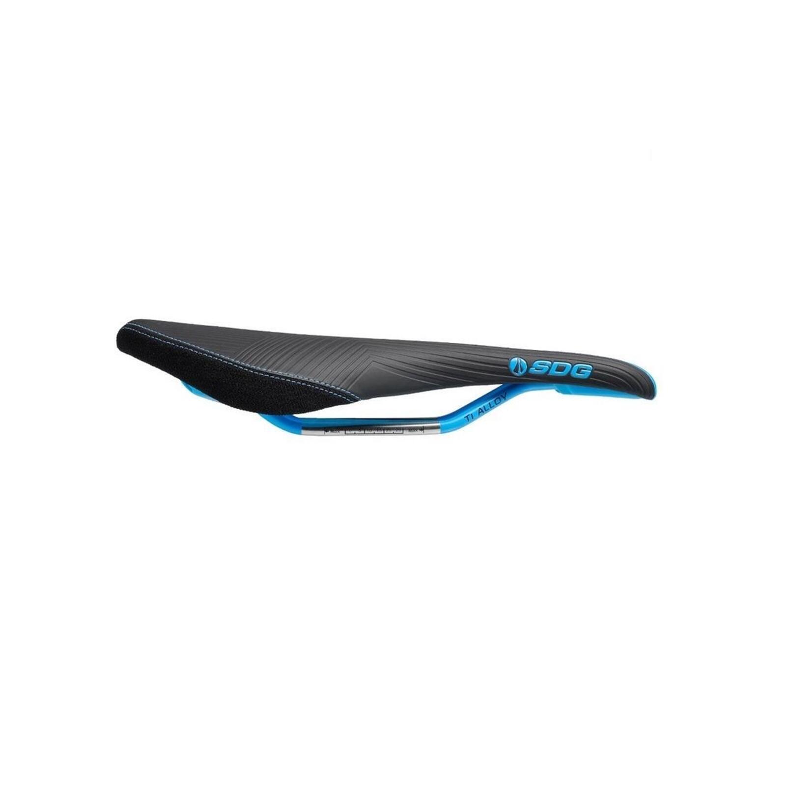 MTB -Sattel Duster MTN P Ti-Alloy , black/teal 2/2