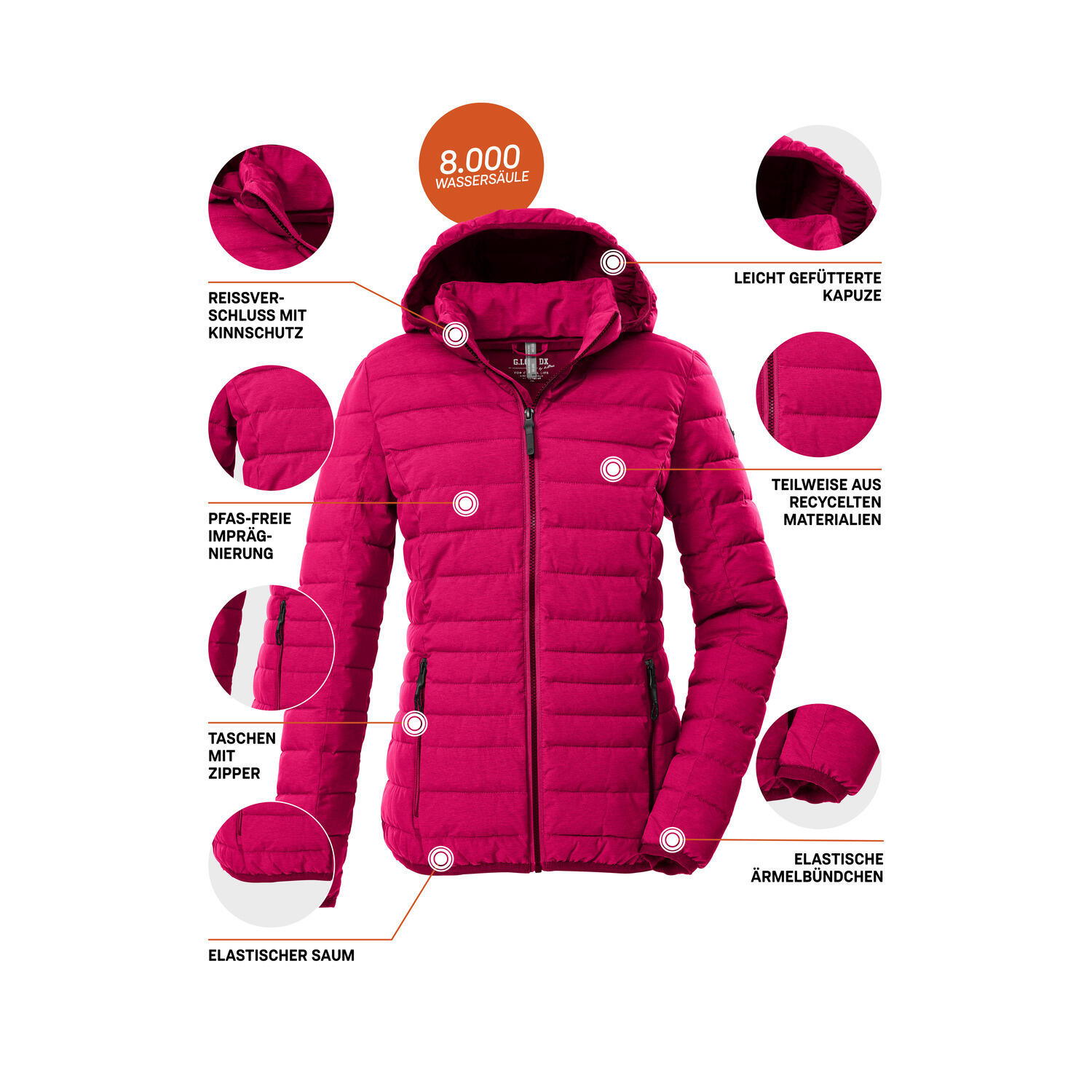 Damen Steppjacke GW 49 WMN QLTD JCKT 5/6
