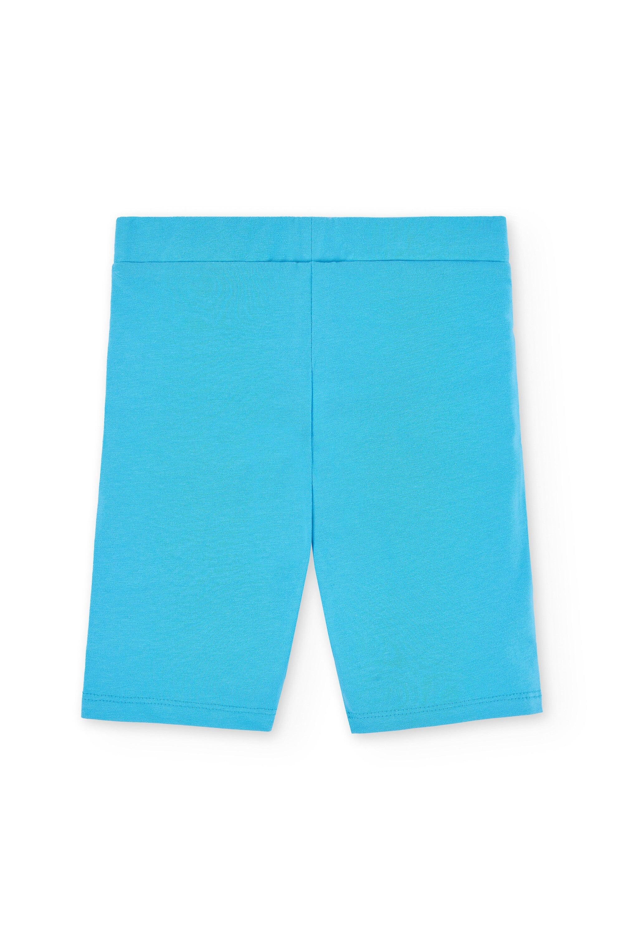 Leggings curtas azuis para 2/3