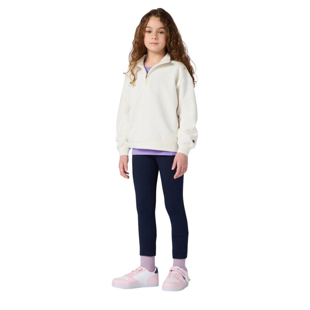 Champion meisjeslegging donkerblauw met fleecevoering. 3/4