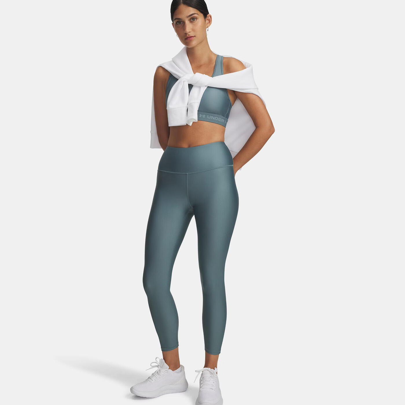 Legging pour femme UA Tech longueur chevilles Under Armour Bleu jasper 4/4