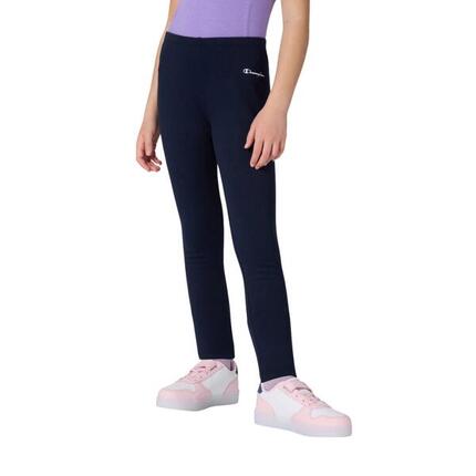 Legging fille Champion bleu marine avec intérieur polaire.
