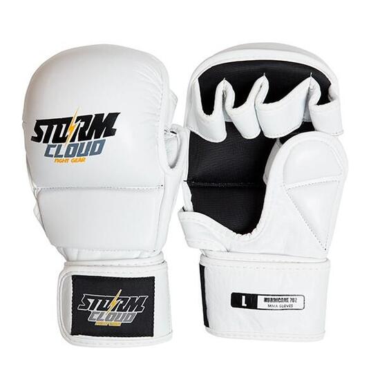 Rękawice MMA StormCloud Hurricane 2 Sparingowe Białe 7oz XXL