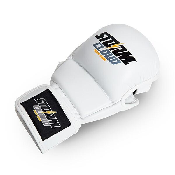 Rękawice MMA StormCloud Hurricane 2 Sparingowe Białe 7oz XL 3/7
