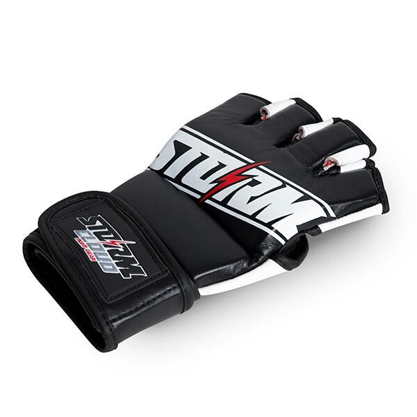 Rękawice MMA StormCloud Tempest Czarne/Czerwone 4oz XL 3/6