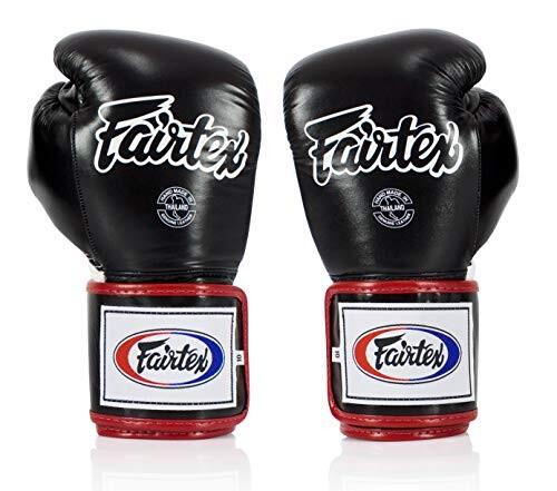Rękawice Bokserskie ze skóry naturalnej Fairtex BGV5 Czarne 12oz 3/5