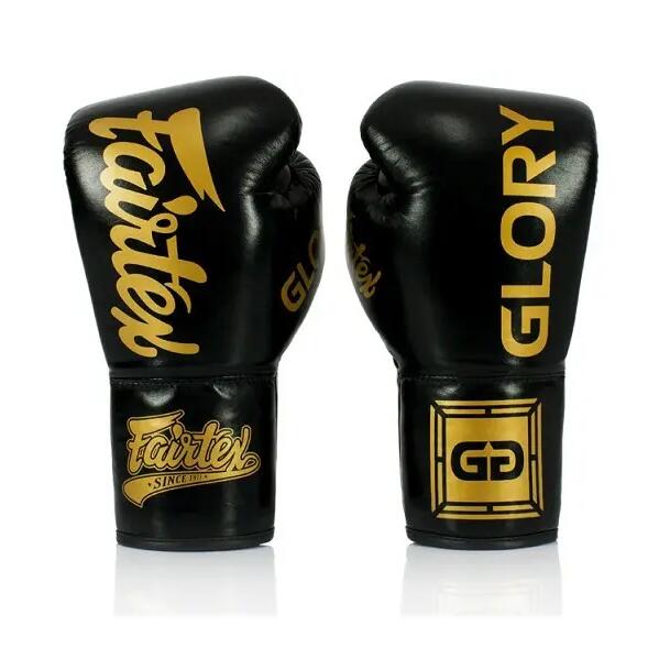 Fairtex Genuine Leather Boxing Gloves BGLG1 Black 16oz