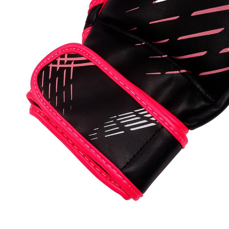 Rękawice MMA dla dzieci StormCloud Lynx Czarno-Różowe 7oz Junior L 6/7