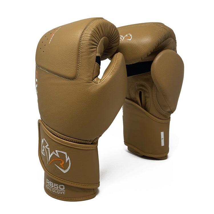 Rękawice Bokserskie Rival Przyrządowe RB50 Intelli-Shock Brown M 3/3