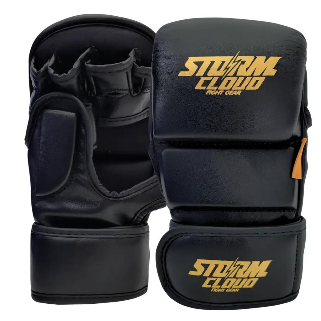 StormCloud MMA Sparring Gloves 7oz Rookie Black/Gold XL