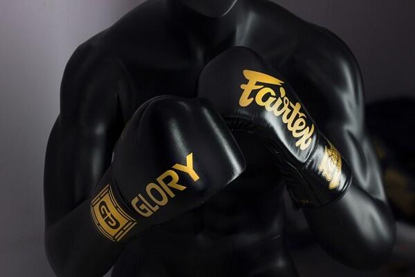 Rękawice Bokserskie ze skóry naturalnej Fairtex BGLG1 Czarne 16oz 3/3