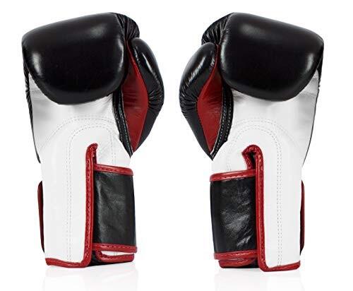 Rękawice Bokserskie ze skóry naturalnej Fairtex BGV5 Czarne 12oz 2/5