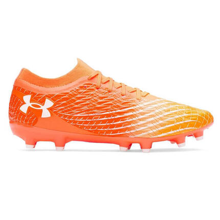 Tacos UA Magnetico Pro 5 FG Under Armour Fútbol Naranja