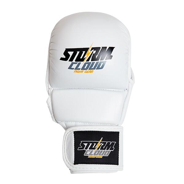 Rękawice MMA StormCloud Hurricane 2 Sparingowe Białe 7oz XL 4/7