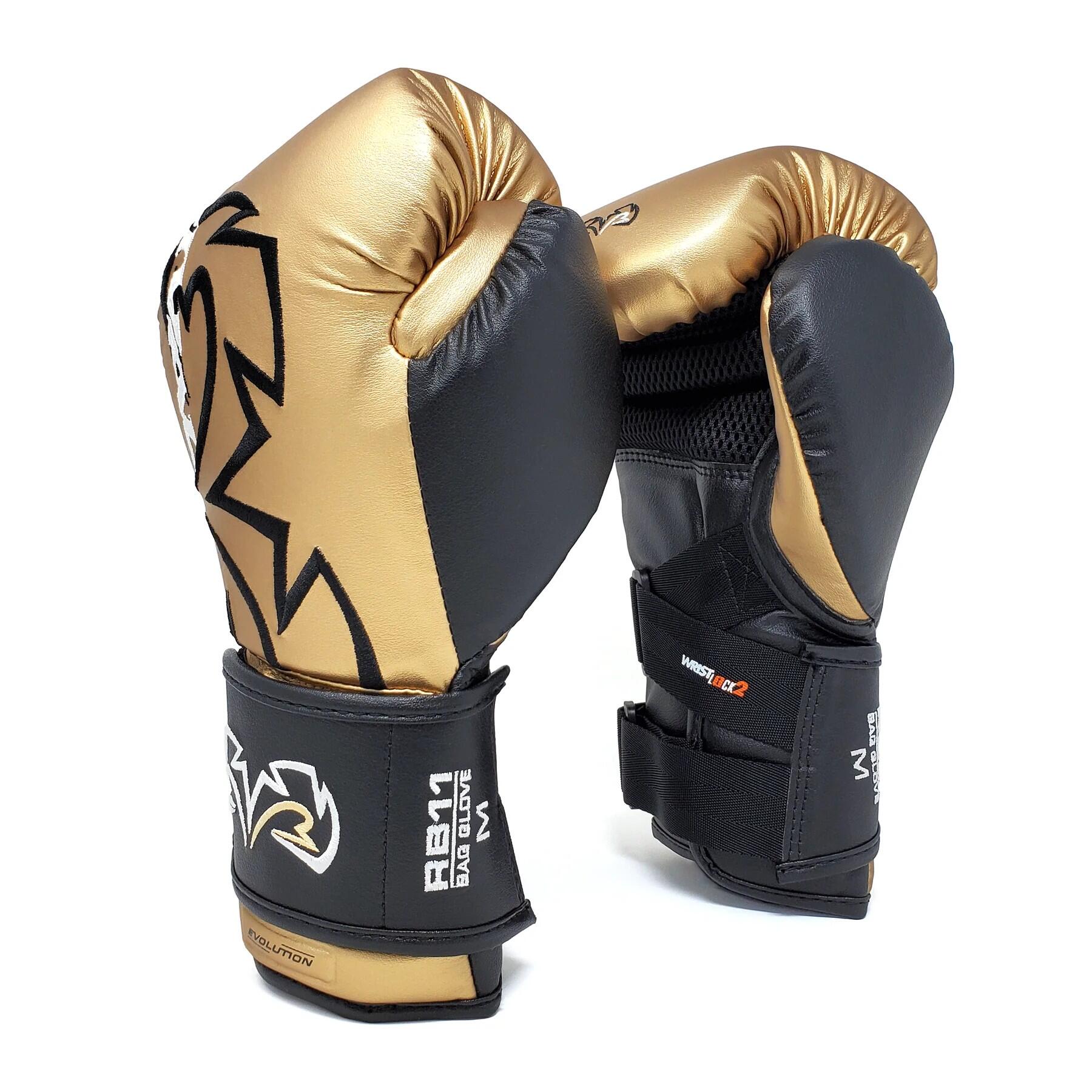 Rękawice Bokserskie Rival Przyrządowe RB11 Evolution Złote L 2/4