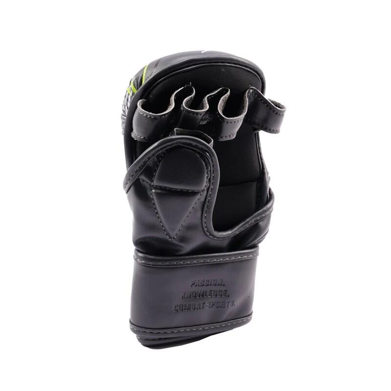 Rękawice do MMA dla Dzieci StormCloud 7oz StarFall Grafit-Limonka Junior L 4/7