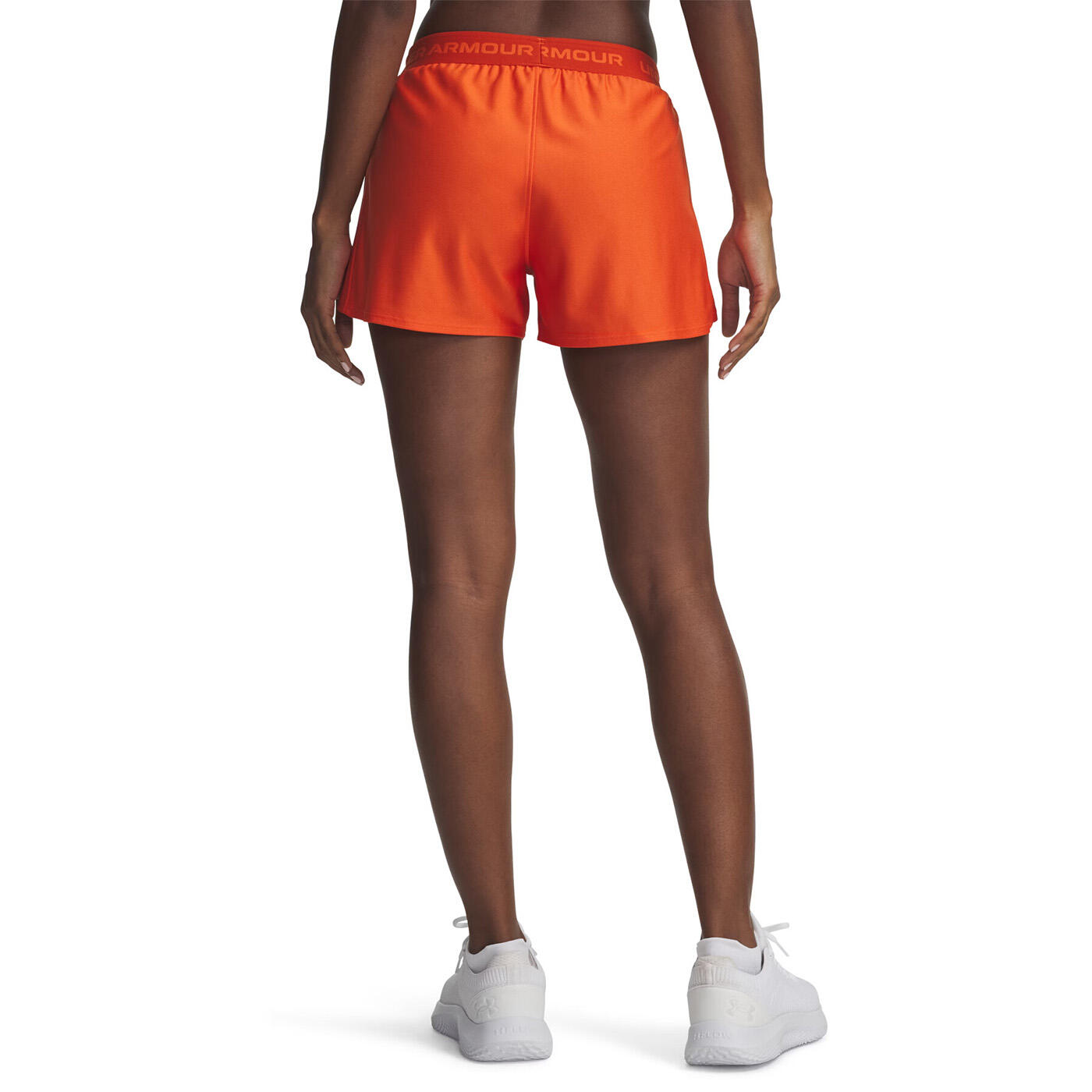 Short UA Tech™ Play Up pour femme Under Armour Orange 2/3