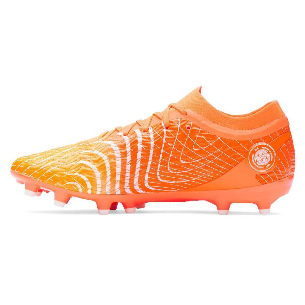 Tacchetti UA Magnetico Pro 5 FG Under Armour Calcio Arancione 3/4